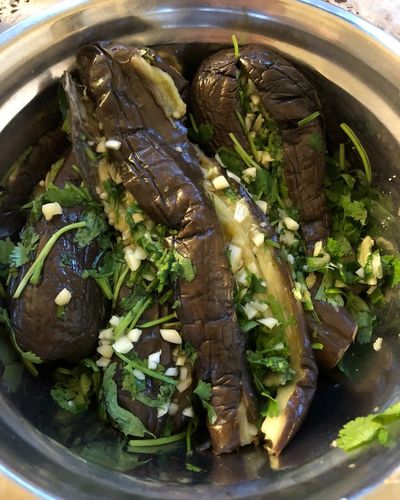 万能什什做的蒜茄子
